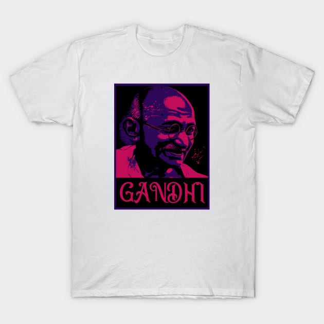 Gandhi Meditation T-Shirt by CTShirts